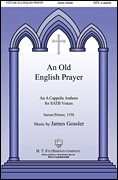 An Old English Prayer SATB choral sheet music cover